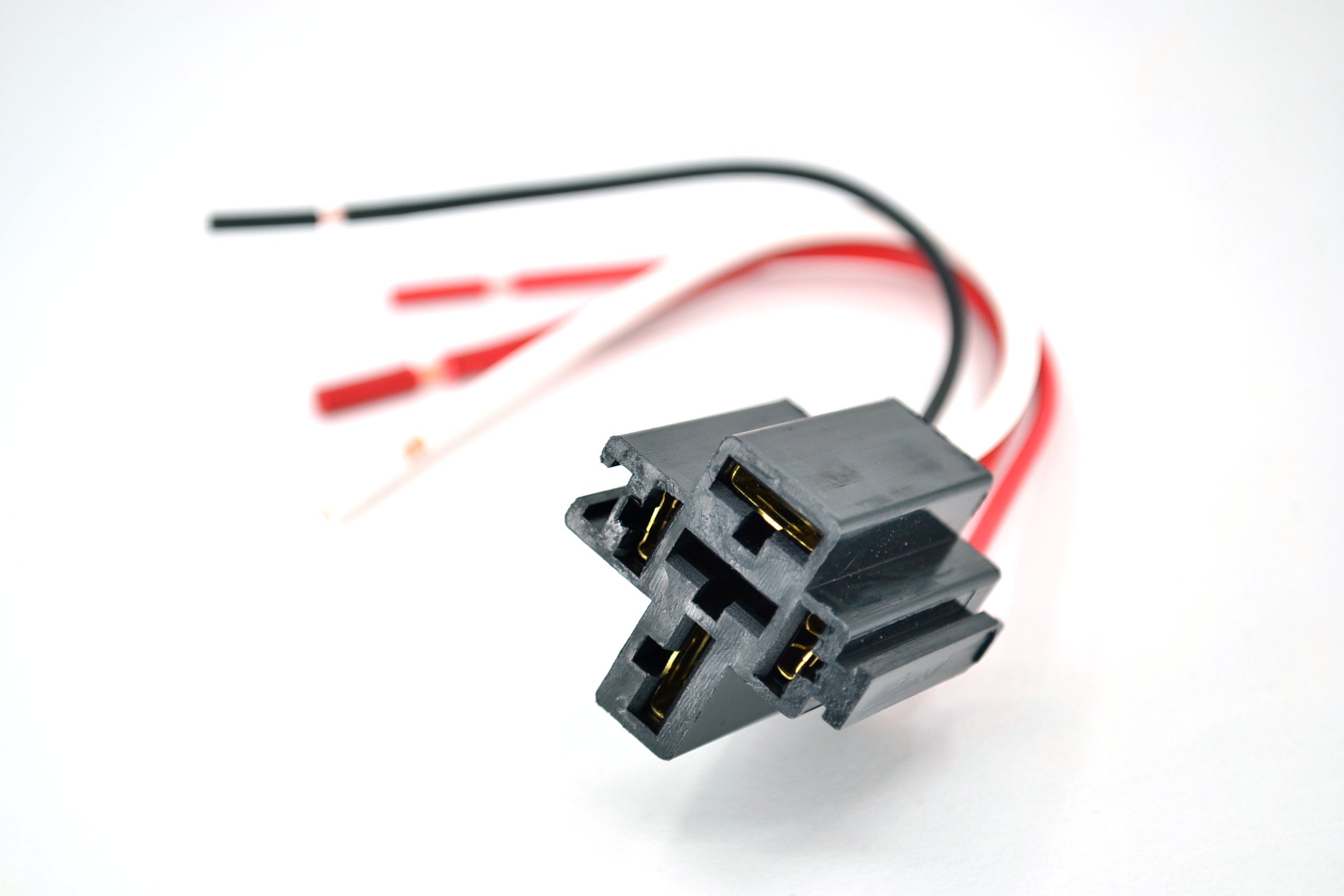 4 Kablolu Güç Röle Soketi 80A Kalın Bacak Fiş Uyumlu