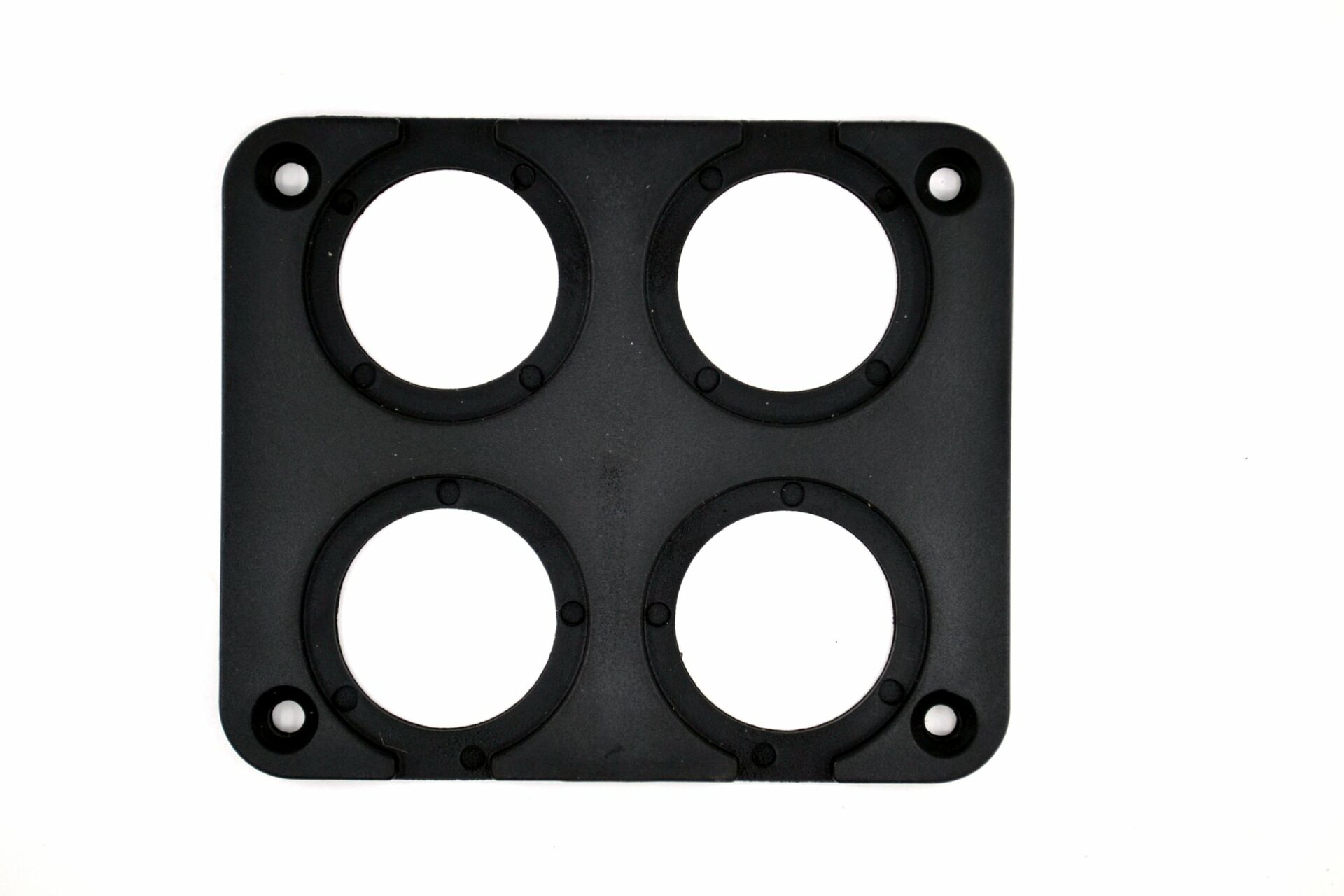 4 Yuvarlak Delikli Pano Montaj Port Plastik Yuva Çakmak USB Panel MT-SK64