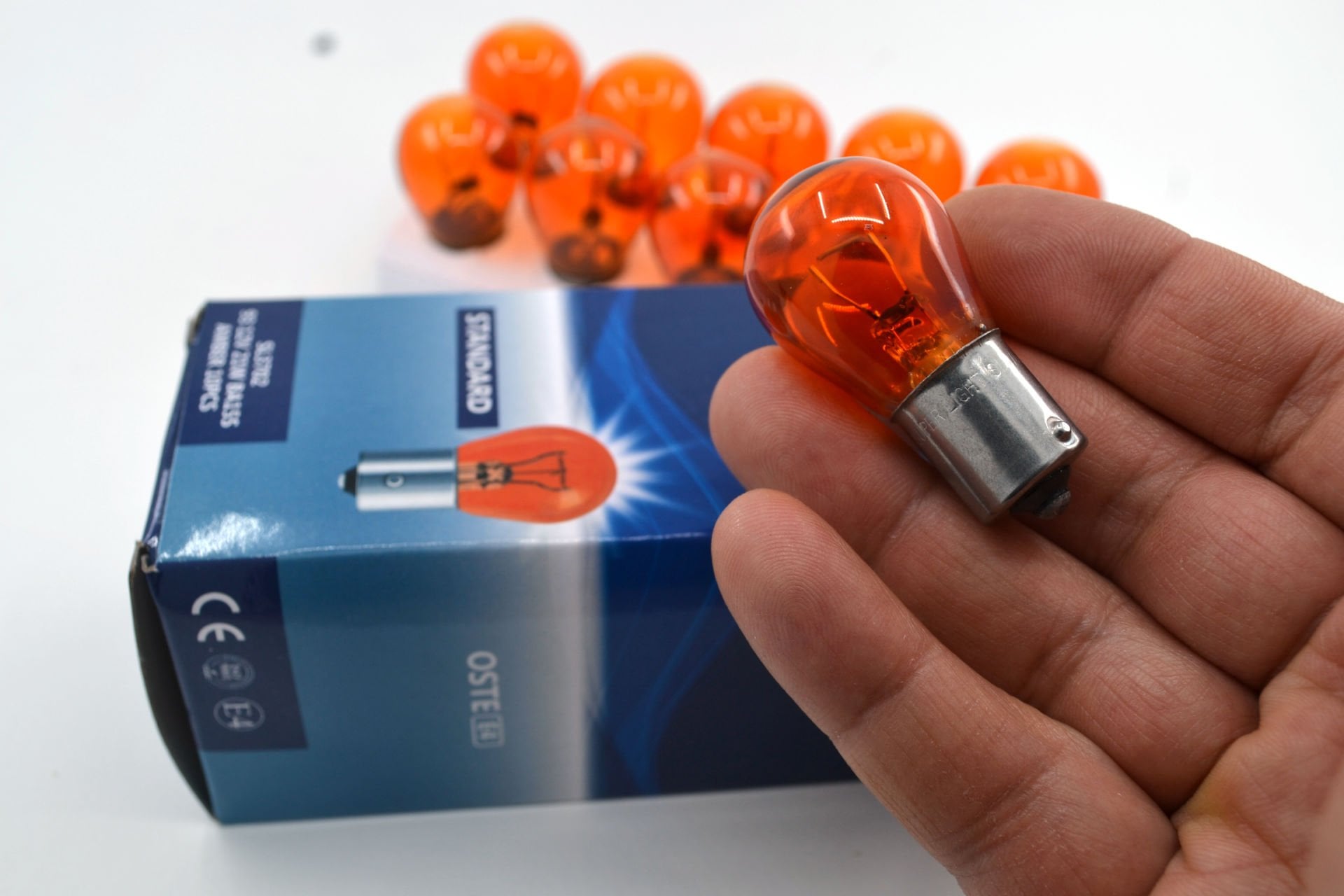 10 Adet 12V 21W 93 Turuncu Amber Sinyal Ampulü 10X Py21W
