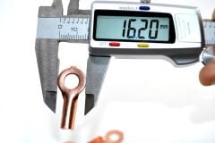 10 Adet 10Luk Akü Kablo Tesisat Ucu Bakır Fiş Pabuç Başlık Terminal