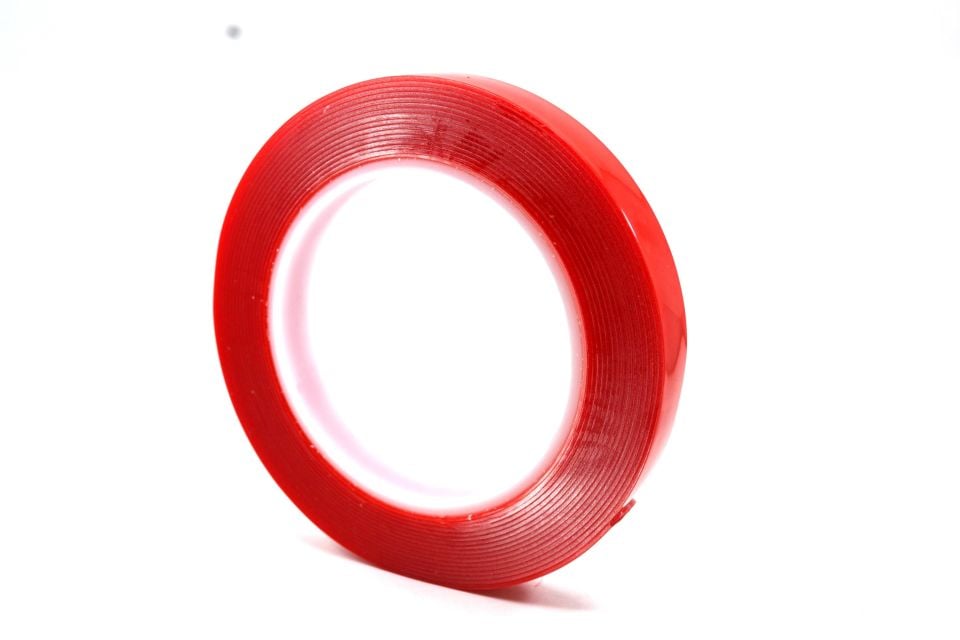 10mm 5 Metre Çift Taraflı Şeffaf Bant