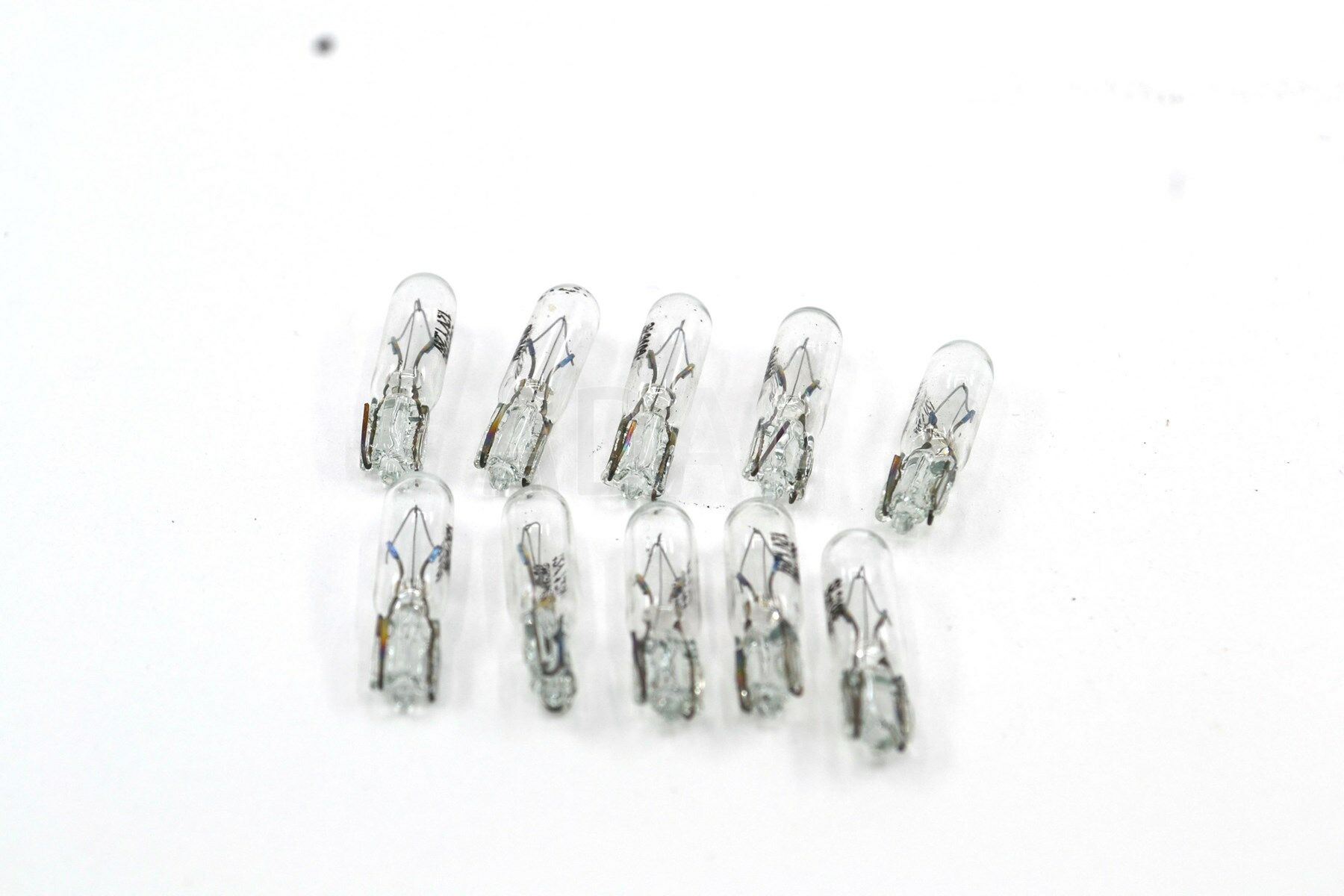 12V 1,2W Dipsiz T5 Ampul 10 Adet Gösterge Kadran Ampulü