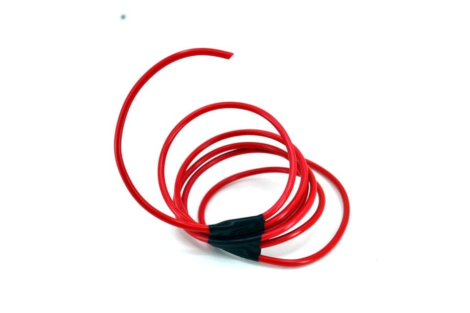 1 Metre 1mm² Kırmızı Bakır Kablo Kalaylı Nyaf Marine