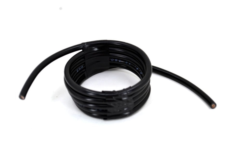 1 Metre 5mm² Siyah Bakır Kablo Kalaylı Nyaf Marine