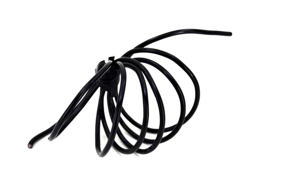 1 Metre 2mm² Siyah Bakır Kablo Kalaylı Nyaf Marine