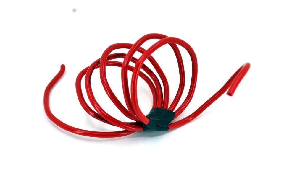 1 Metre 3mm² Kırmızı Bakır Kablo Kalaylı Nyaf Marine