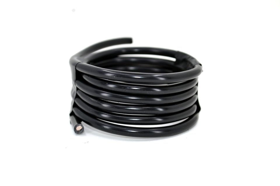 1 Metre 4mm² Siyah Bakır Kablo Kalaylı Nyaf Marine