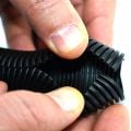 7mm Yarıklı Spiral Boru Kablo Izolasyon Hortumu Siyah Esnek