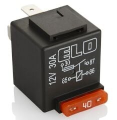 12V 30A Mini Röle 4 Fişli Sigortalı Toz Ve Su Geçirmez