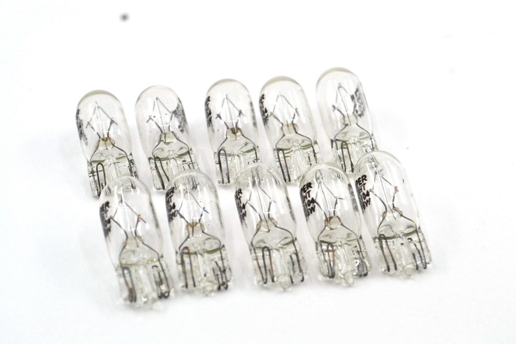 12V 5W Dipsiz Standart T10 Ampul 10 Adet