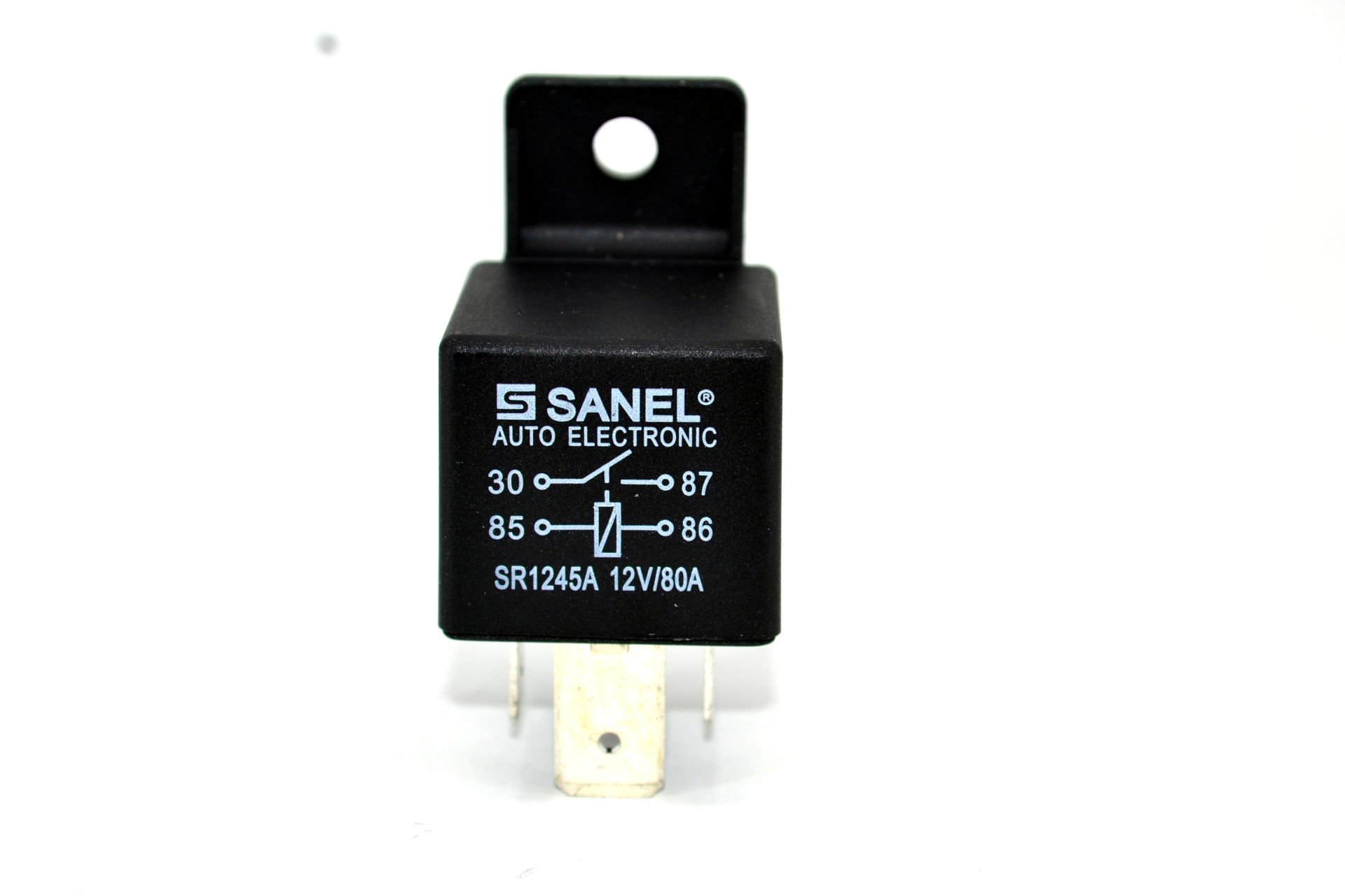 12V Mini Güç Rölesi 4 Fişli 80A 9,5 Terminal Fişleri İle