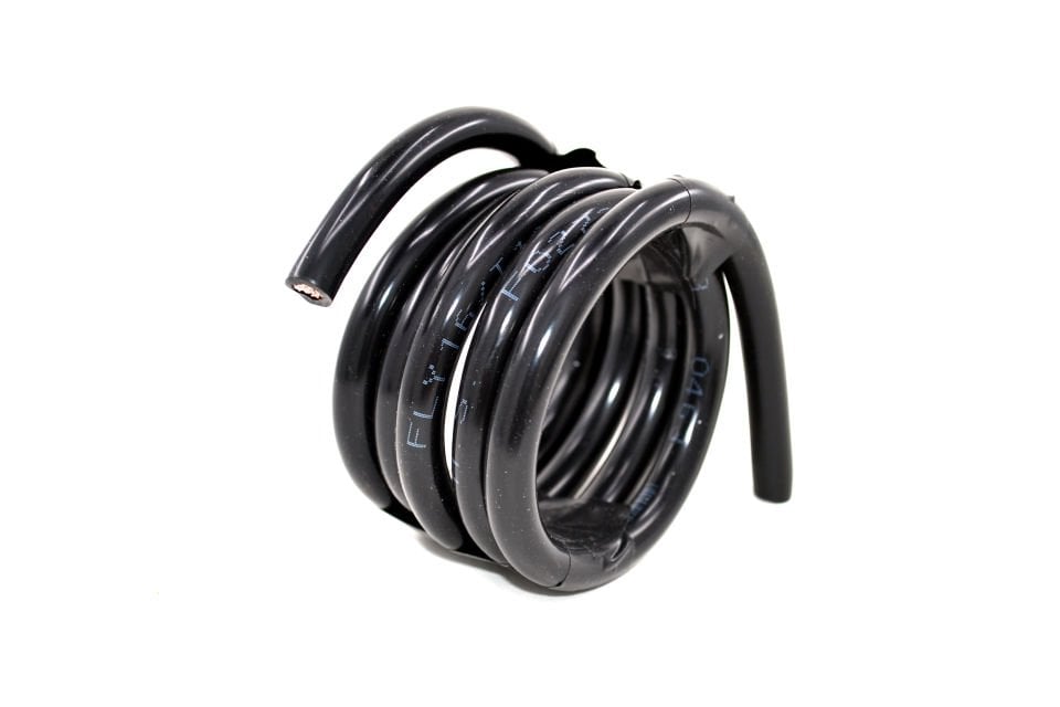 1 Metre 16mm² Siyah Bakır Akü Kablosu Fly Şase