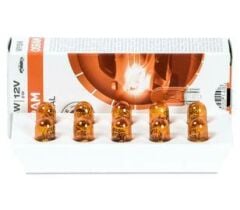12V T10 Wy5W Dipsiz Turuncu Ampul 10 Adet Orjinal 2827 10X