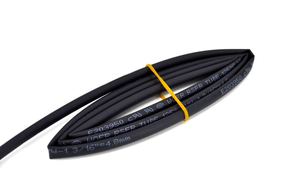 4,8mm Siyah Isı İle Daralan Makaron Kablo Izolasyon