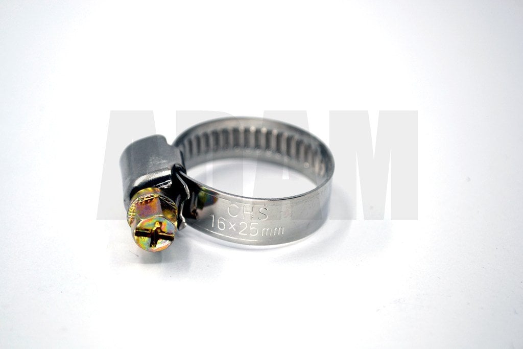 16*25 Paslanmaz Çelik Hortum Boru Tesisat Kelepçesi 1Adet