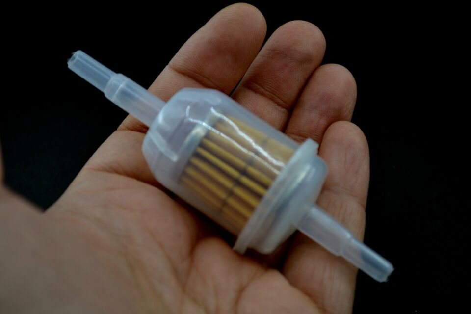 Küçük Benzin Yakıt LPG Filtresi Şeffaf Üniversal MT-43