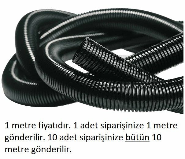 5mm Yarıklı Spiral Boru Kablo Izolasyon Hortumu Siyah Esnek