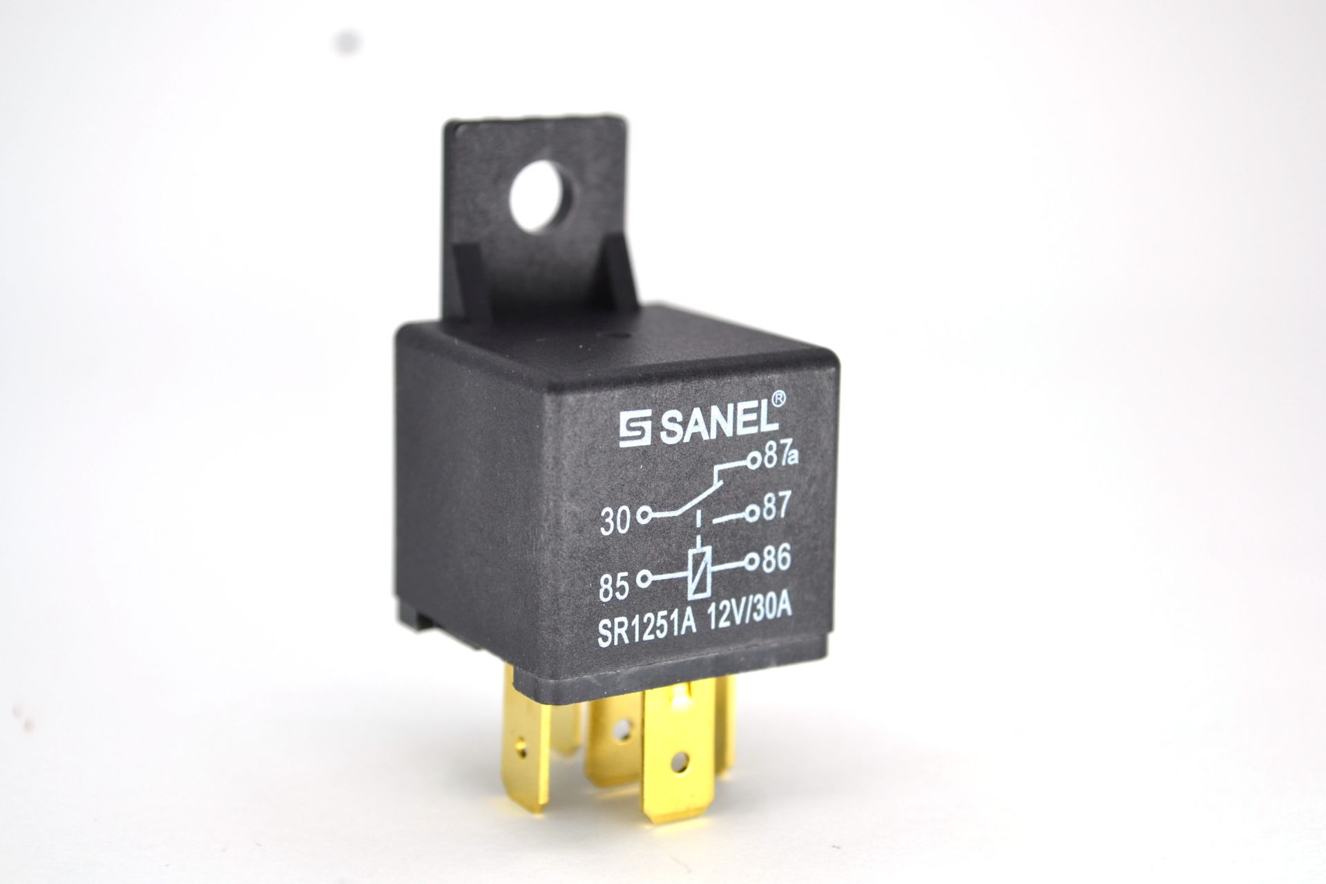 12V Mini Röle 5 Fişli 30/20A Çift Platin