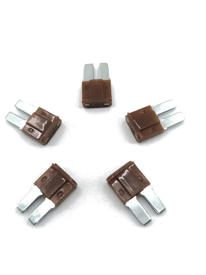 5 Adet 7,5A Mikro 2 Ayaklı Kahverengi Bıçak Sigorta 7,5 Amper Micro