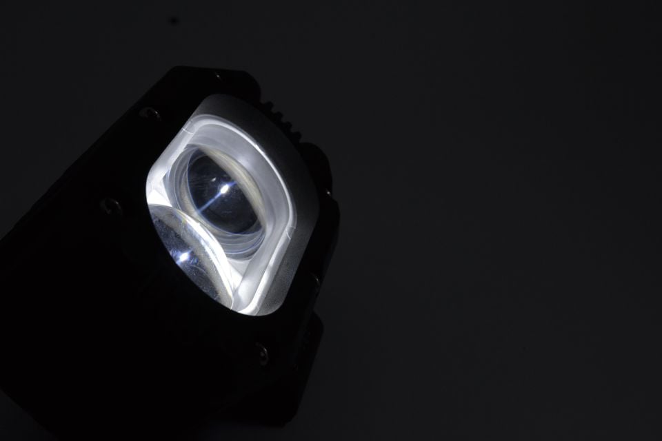 1 Adet Motosiklet Sarı Beyaz Çift Mercek LED Sis Lamba 12V 24V