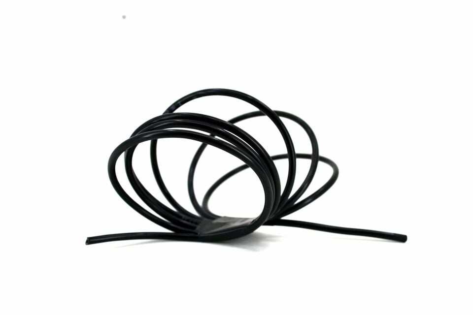 1 Metre 1,5mm² Siyah Bakır Kablo Kalaylı Nyaf Marine