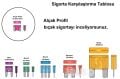 100 Adet Alçak Profil Bıçak Sigorta Karışık Amperli Paket