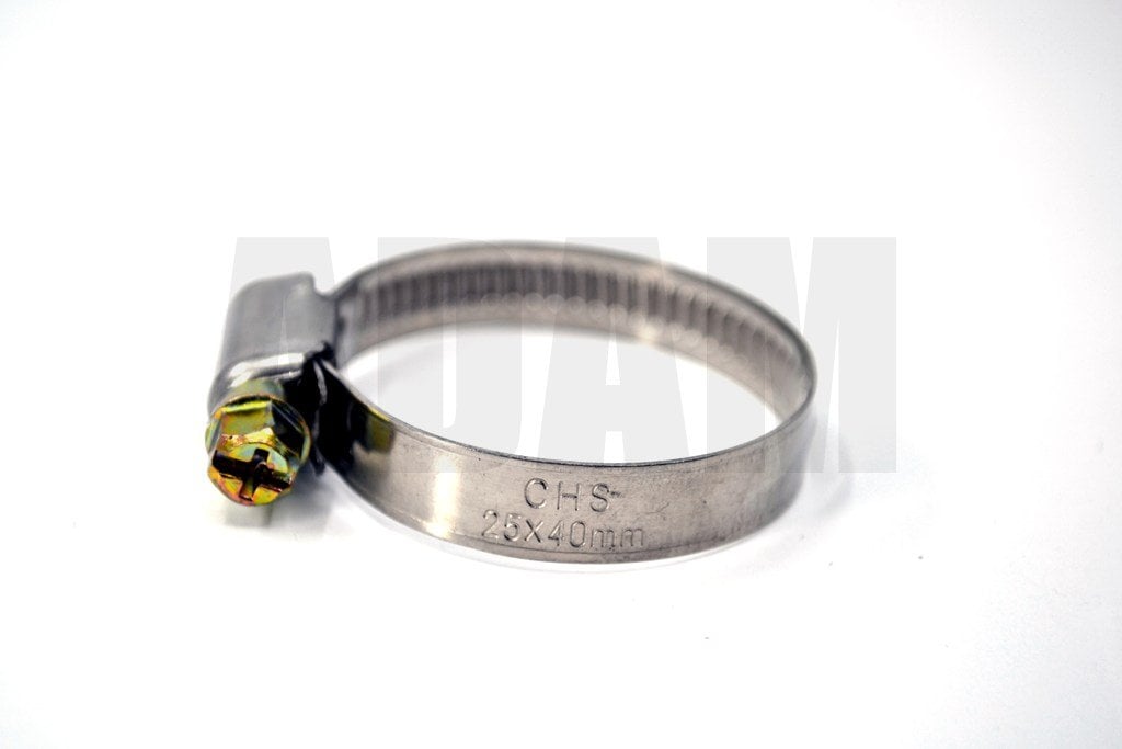 25*40 Paslanmaz Çelik Hortum Boru Tesisat Kelepçesi 1Adet