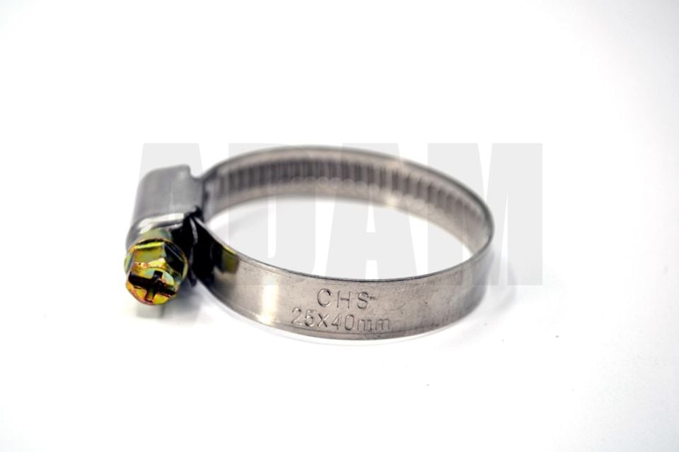 25*40 Paslanmaz Çelik Hortum Boru Tesisat Kelepçesi 1Adet