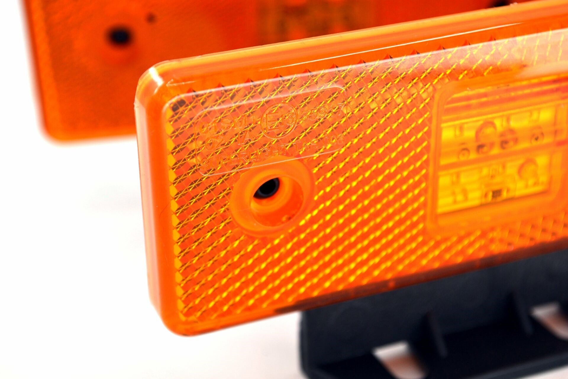 2 Adet 12V Turuncu Reflektör Dikdörtgen Ledli Side Marker Lamba