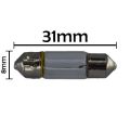 10 Adet 12V 3W Sofit Ampul 31mmx8mm