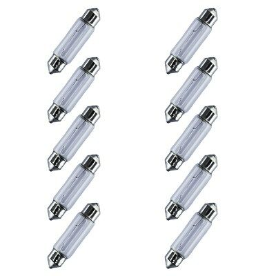 10 Adet 12V 10W Sofit Ampul 39mmx10mm