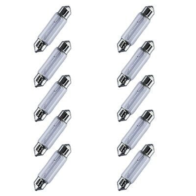10 Adet 12V 10W Sofit Ampul 39mmx10mm