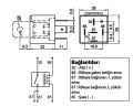 Ip67 Su Geçirmez Mini Röle 5 Fişli 12V 30A Tek Platin Çift 87 Bacak