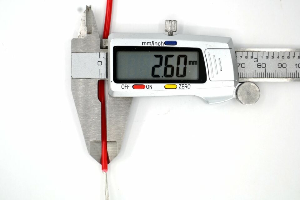 100 Metre 1,5mm² Kırmızı Bakır Kablo Kalaylı Nyaf Tekne Oto Karavan Elektrik Tesisat Kablosu Top