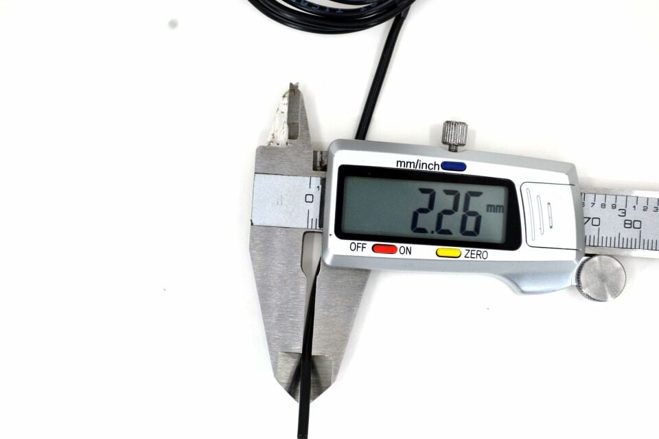 100 Metre 0,75mm² Siyah Bakır Kablo Kalaylı Nyaf Tekne Oto Karavan Elektrik Tesisat Kablosu Top