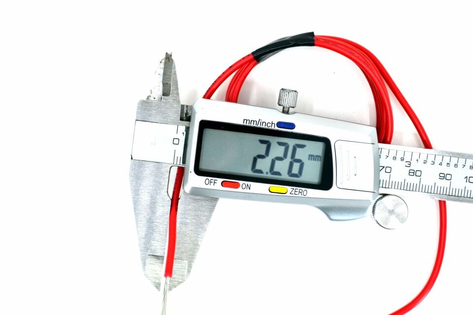 100 Metre 0,75mm² Kırmızı Bakır Kablo Kalaylı Nyaf Tekne Oto Karavan Elektrik Tesisat Kablosu