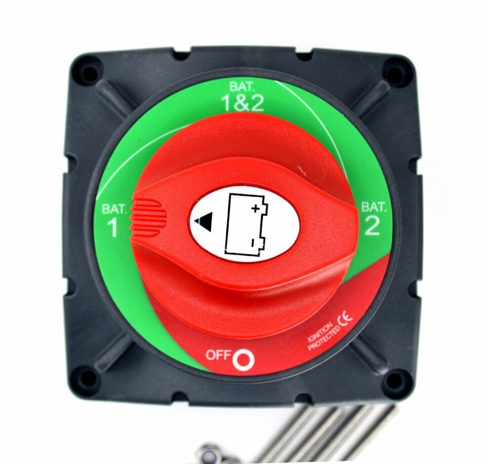 Marine Devre Kesici Both Şalter Çift Akü 12V 24V 48V 350A Büyük MT-ADK500A2