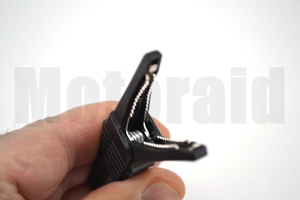 Tam İzole 85mm Siyah Krokodil 4mm Banana Jak Girişli