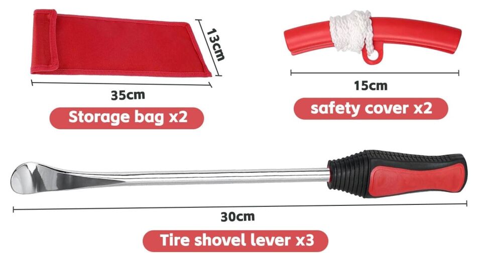 Jant Lastik Takma Sökme Levyesi Montaj Seti Bisiklet Motosiklet