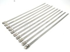 100 Adet 4,6 250 Paslanmaz Çelik Kablo Bağı TKBC-250S