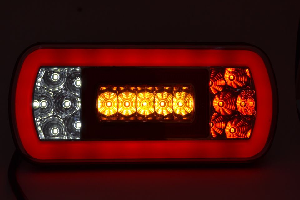 Dorse Karavan Neon Görünüm Led Stop Sinyal Geri Vites Lamba 12V