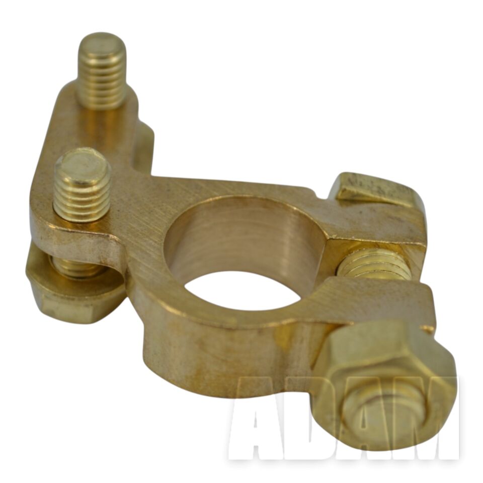 (-) Kalın Akü Kutup Başı Terminali Kesme Prinç Eksi HERTA