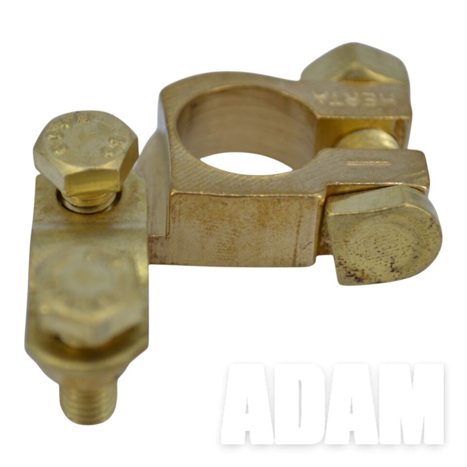 (-) Kalın Akü Kutup Başı Terminali Kesme Prinç Eksi HERTA