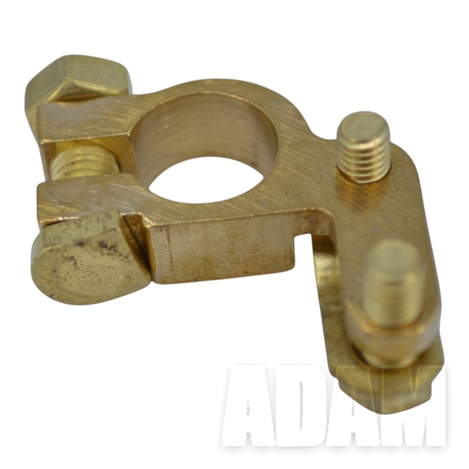 (-) Kalın Akü Kutup Başı Terminali Kesme Prinç Eksi HERTA