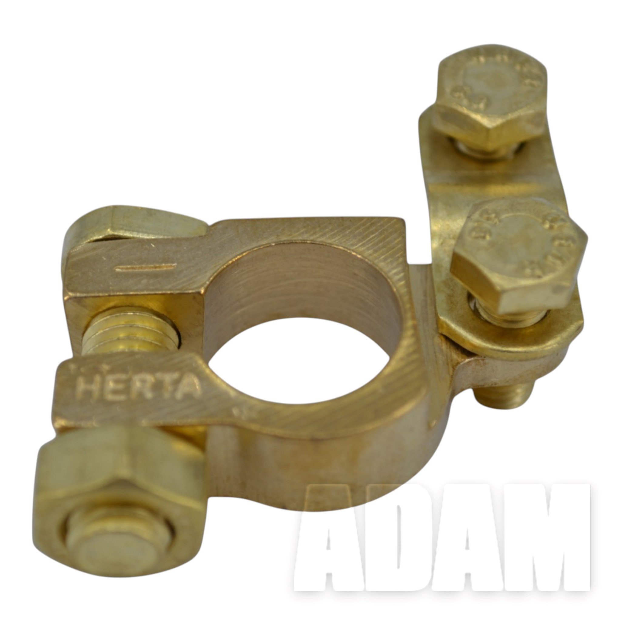 (-) Kalın Akü Kutup Başı Terminali Kesme Prinç Eksi HERTA