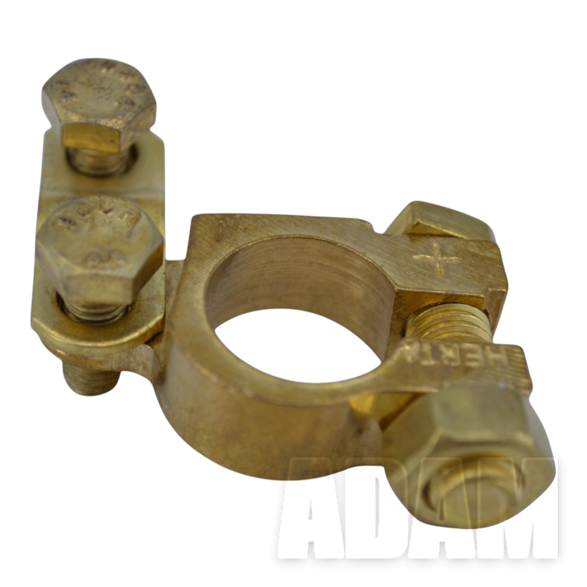 (+) Kalın Akü Kutup Başı Terminali Kesme Prinç Artı HERTA