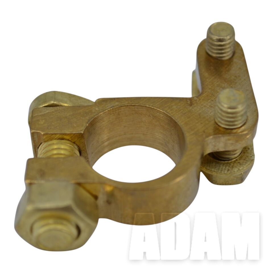 (+) Kalın Akü Kutup Başı Terminali Kesme Prinç Artı HERTA