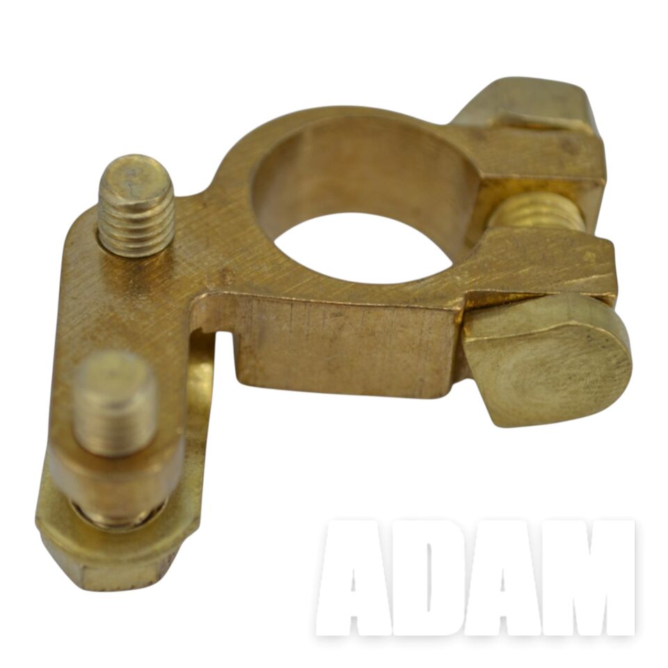 (+) Kalın Akü Kutup Başı Terminali Kesme Prinç Artı HERTA