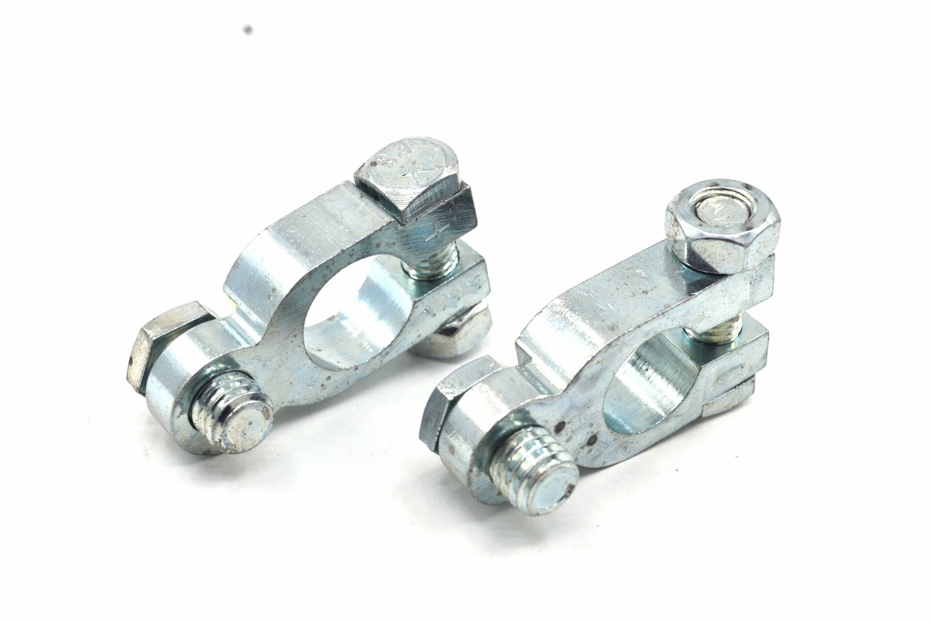 1 Takım Marine Civatalı Akü Kutup Başı Terminali Çinko Kaplama Prinç