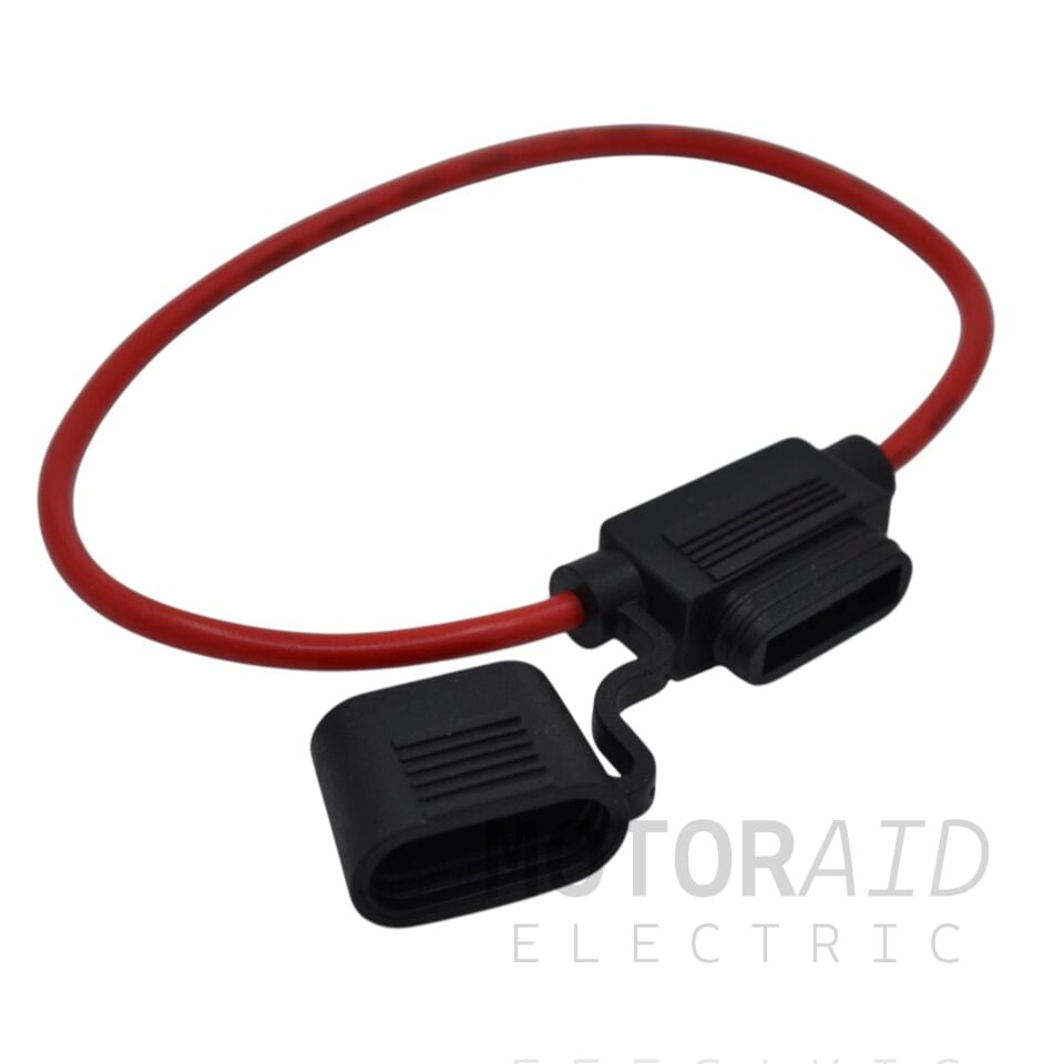 Sıvı Muhafaza Kapaklı Standart Bıçak Sigorta Yuvası Kutusu 3mm² Kalay Kaplı Marine Bakır Kablolu